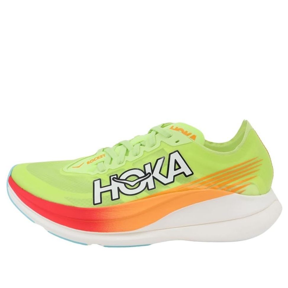 HOKA ONE ONE Rocket X 2 'Verde Alface Erupção Solar'