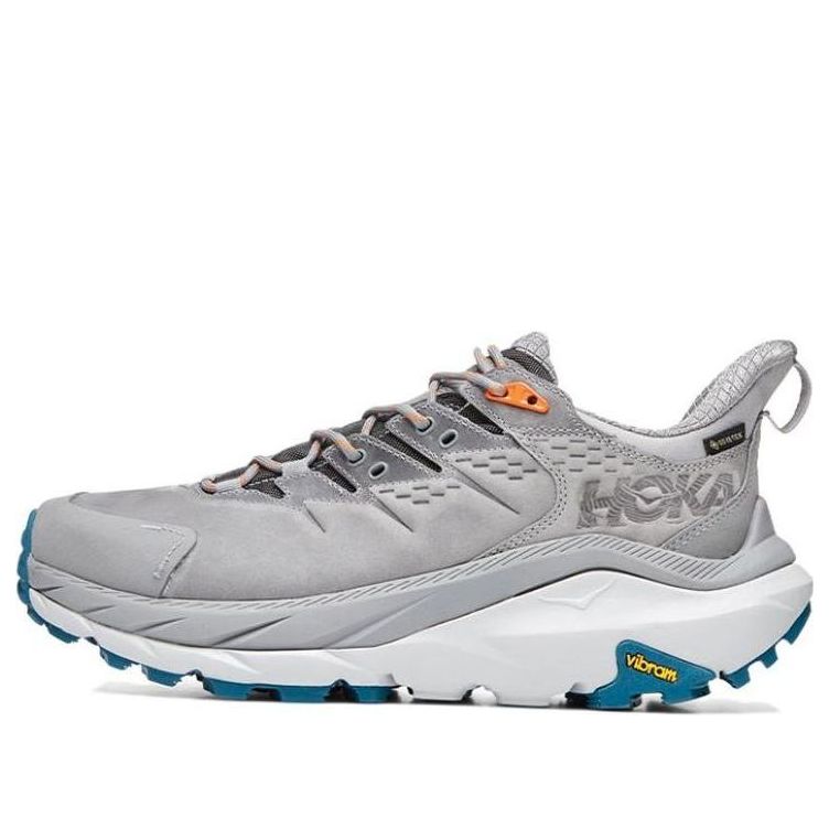 HOKA ONE ONE Kaha 2 Low Gore-Tex 'Cinzento Tubarão Coral Azul'