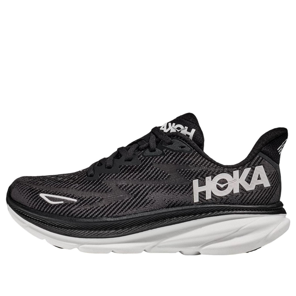HOKA ONE ONE Clifton 9 2E Wide 'Preto Branco'