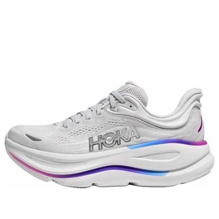 HOKA ONE ONE Bondi 9 Wide 'Cinzento Cósmico Branco' - Mulher