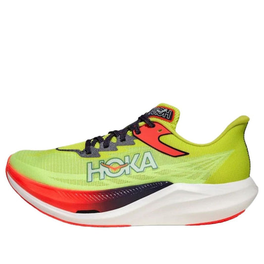 HOKA ONE ONE Rocket X 3 'Neon Yuzu Tinta de Sépia'