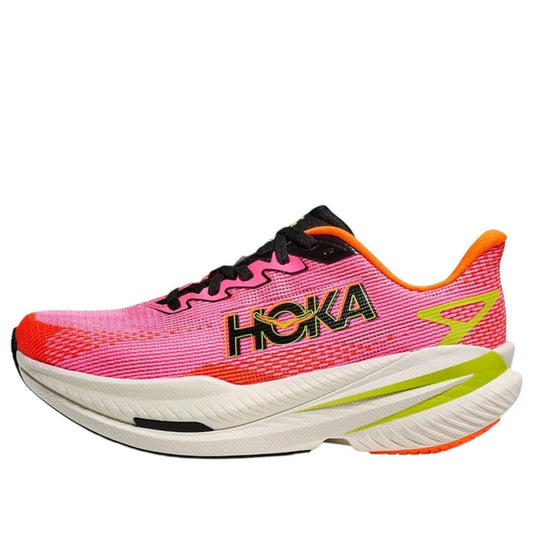 HOKA ONE ONE Mach X 3 'Rosa Neon Tangerina Neon' - Mulher