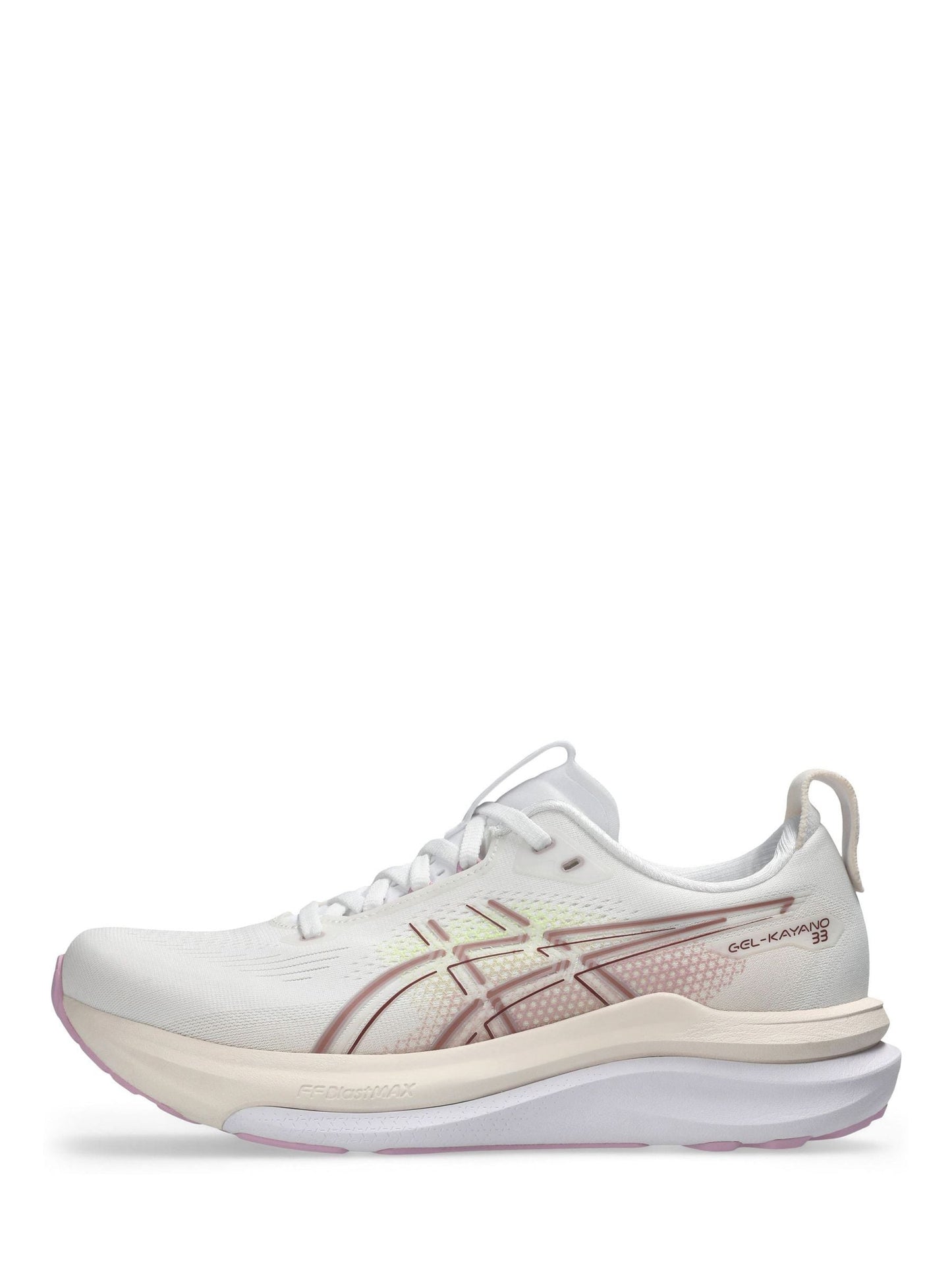ASICS Fundo Branco Gel-Kayano 33 Running Trainers