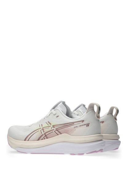 ASICS Fundo Branco Gel-Kayano 33 Running Trainers