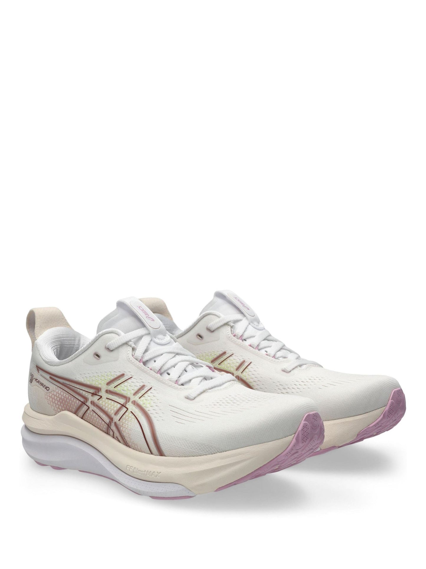 ASICS Fundo Branco Gel-Kayano 33 Running Trainers