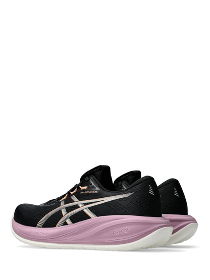 ASICS Preto/Rosa Gel-Cumulus 28  Running Trainers