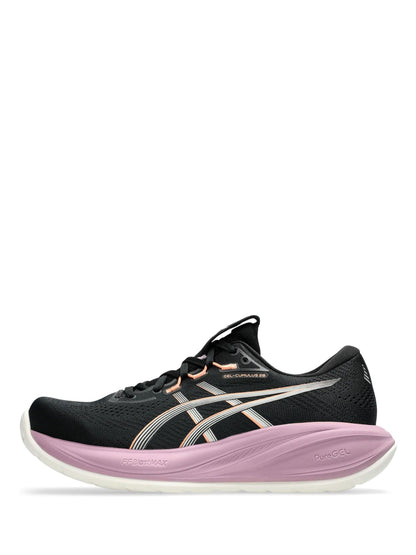 ASICS Preto/Rosa Gel-Cumulus 28  Running Trainers