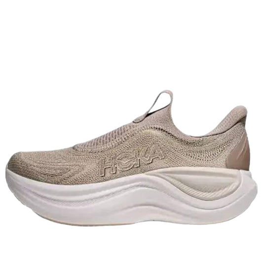 HOKA ONE ONE Skyward Laceless 'Bege Branco' - Mulher