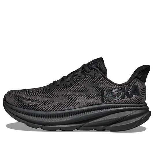 HOKA ONE ONE Clifton 9 'Preto Completo' - Mulher