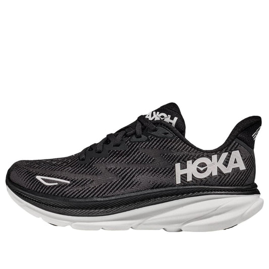 HOKA ONE ONE Clifton 9 2E Wide 'Preto Branco'